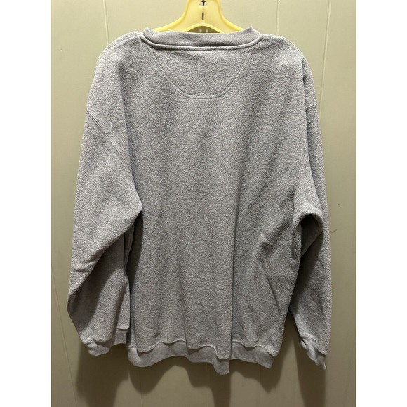 Vintage NFL Oakland Raiders Oversized Grey Wolfe Fleece Pullover Men’s Sz XL - Picture 2 of 6